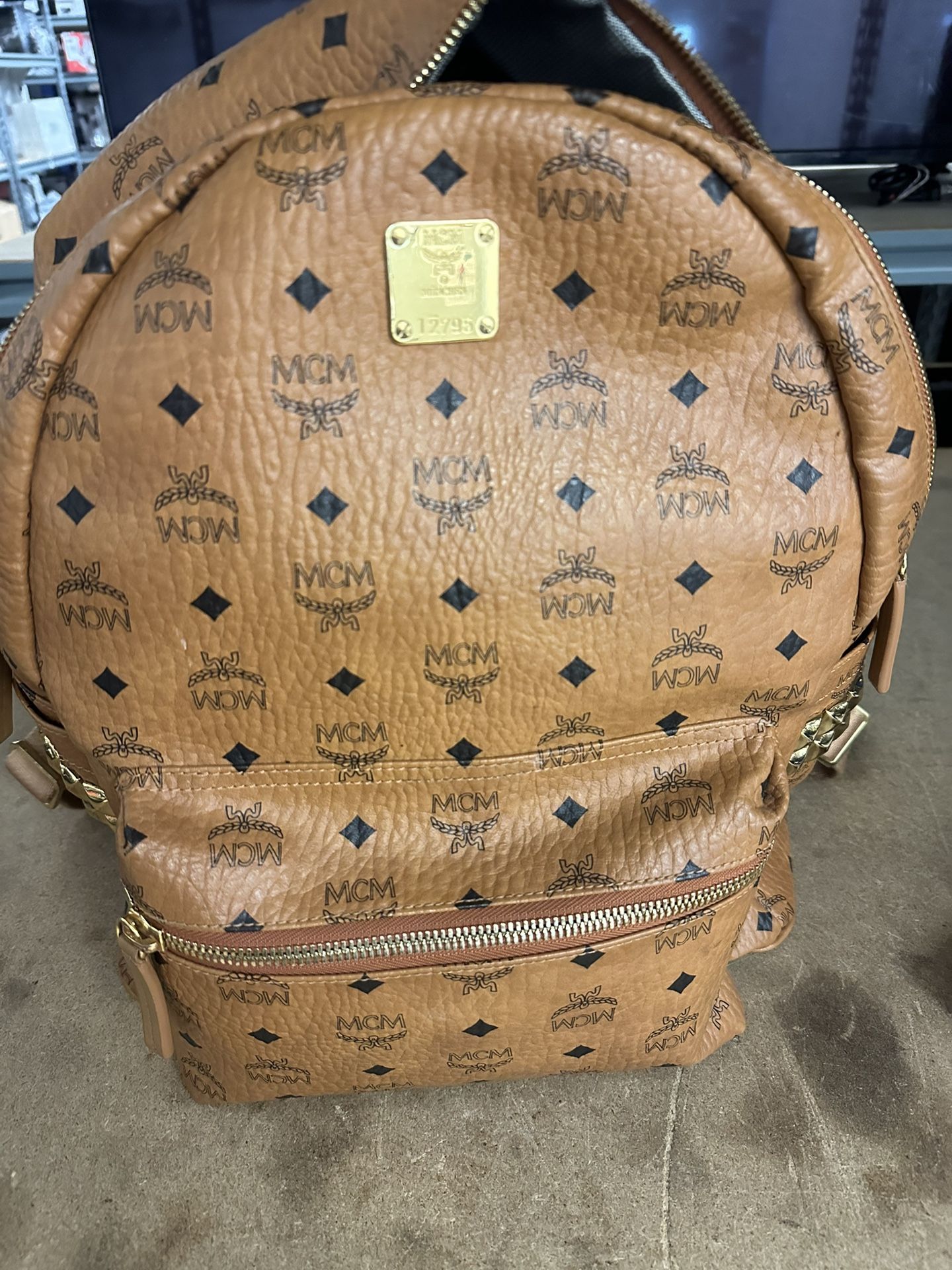 MCM Stark Stud Backpack