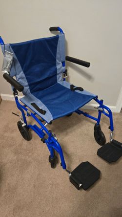 Drive Medical TranSport Aluminum Transport Wheelchair