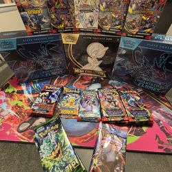 Pokemon ETB,Booster bundle and single packs