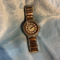 Michael Kors Mini Kerry Silver Dial Stainless Steel Women's Watch