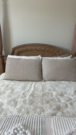 Hotel Collection 100% Cotton Textured Pillow Shams – Set of 2 – $15