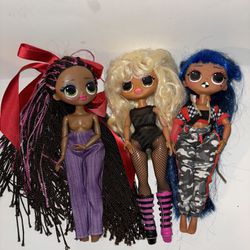 3 Lol Surprise OMG Dolls