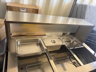 Commercial steam table food warmer