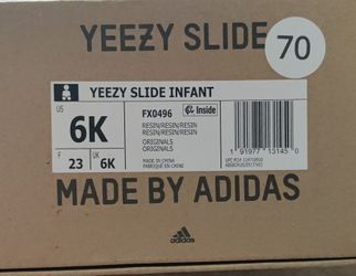 Adidas Yeezy Slides Infant 'Resin' | Tan