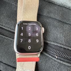 Apple Watch Series 9 41mm W/ Pink Sports Loop Band 