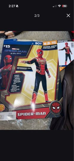 Spider-Man Boys Costume Size M