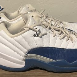 Nike Air Jordan XII Low Retro Golf Cleats French Blue 
