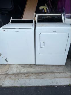 Whirlpool washer and dryer