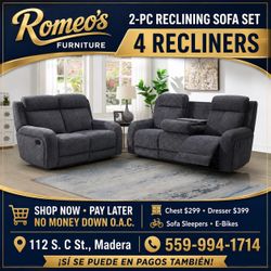 2pc Sofa and loveseat no console on Loveseat