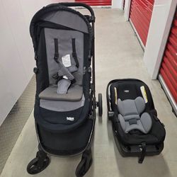 Britax Willow Brook S+ Baby Travel System, Infant Car Seat and Stroller Combo