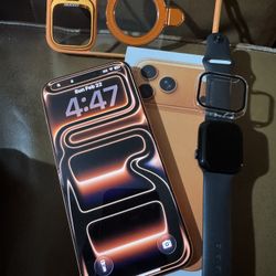 Iphone 17 Pro Max Unlocked 256gb +Watch Serie 9  42M  