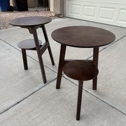 Modern Two Tier Sofa Side / End Tables
