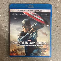 Captain America The Winter Soldier Blu-Ray 3D + Blu-Ray