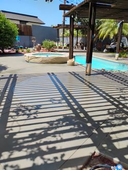 Concrete staining