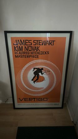 Vertigo Movie Poster Framed