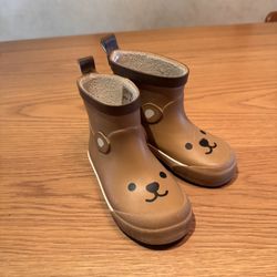 H&M Teddy Bear Toddler Rain Boots Size 7