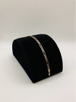 14k SOLID FIGARO BRACELET
