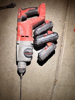 Milwaukee hammer/ batteries