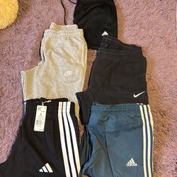 Baggy Adidas and Nike Sweatpants