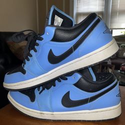 Jordan 1 Low University Blue Black Size 11