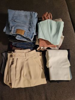 Woman clothes some with tags