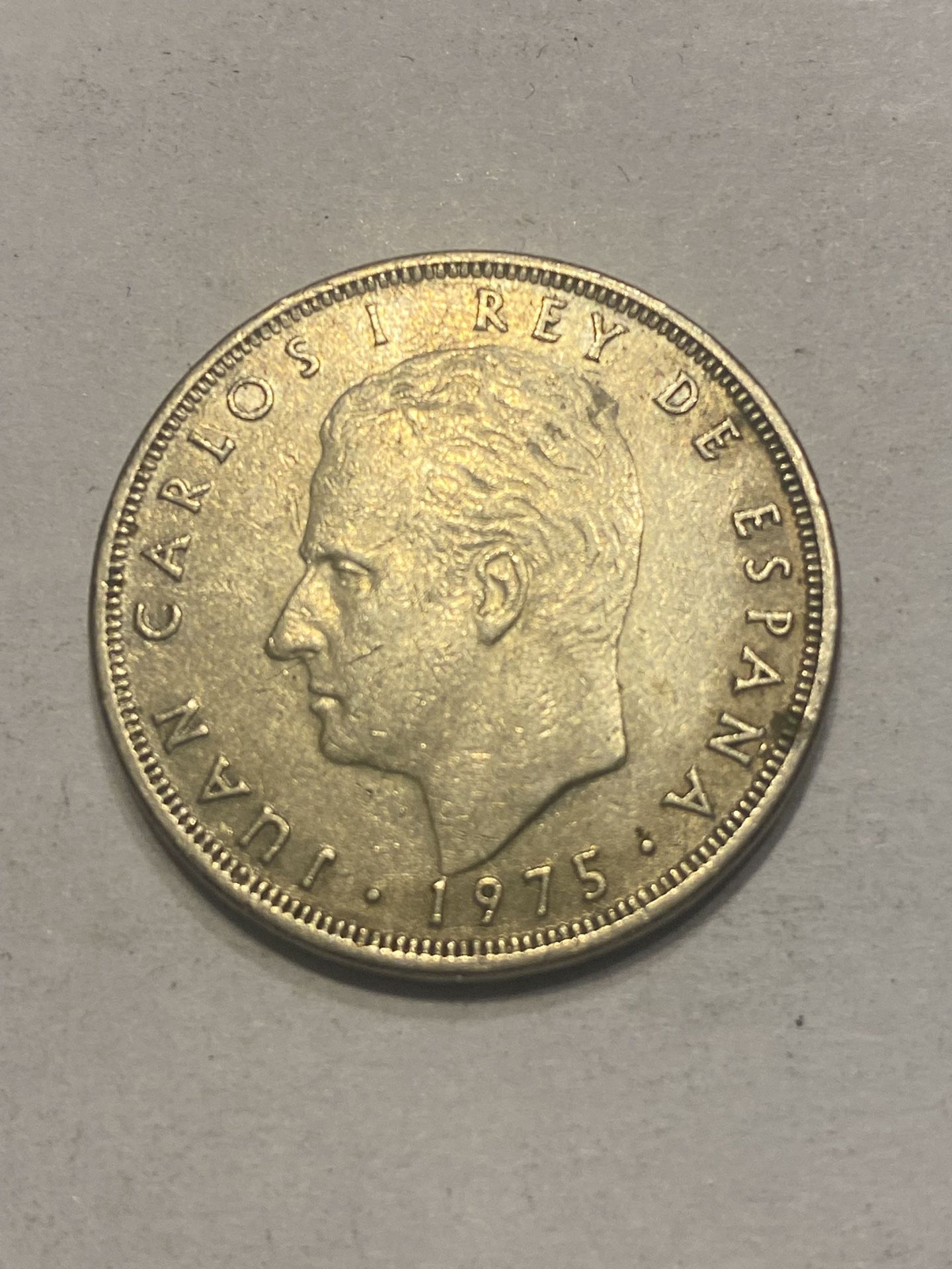 1975 Spanish 25 PTAS Coin