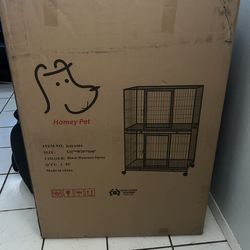 Jaula de perro doble