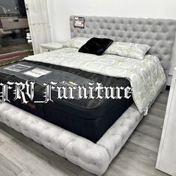 NEW KING BED FRAME WITH MATTRESS