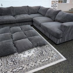 Grey Sectional Sofa Delivery Available 🚚