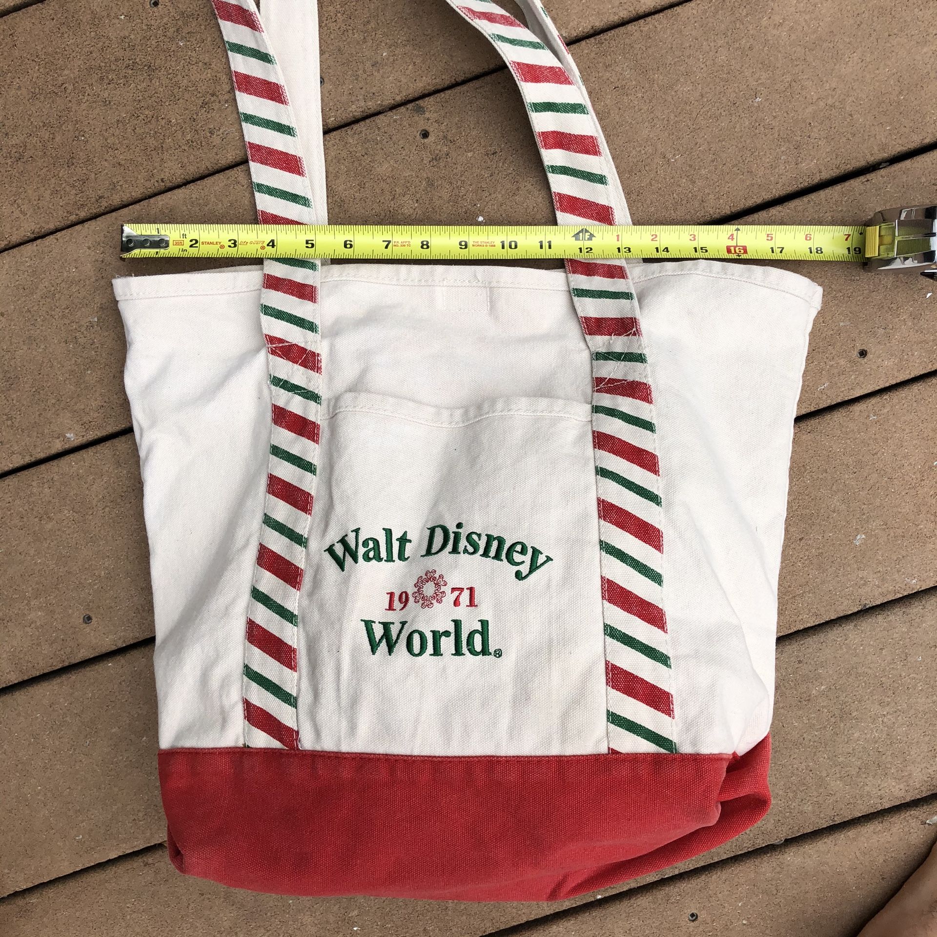Walt Disney World Canvas Tote Bag, Christmas theme?