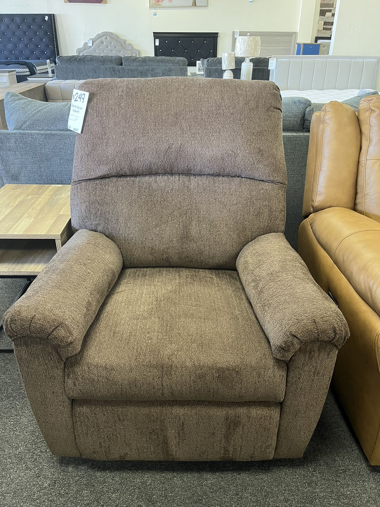 Ashley Recliner. Chocolate 