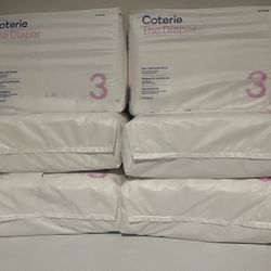 Coterie diapers Size 3 (New In pack)