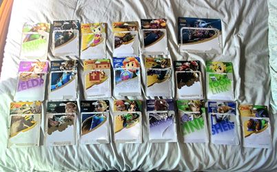 Zelda Amiibo Backing Cardboard - Almost all Zelda Amiibo - No figures Included