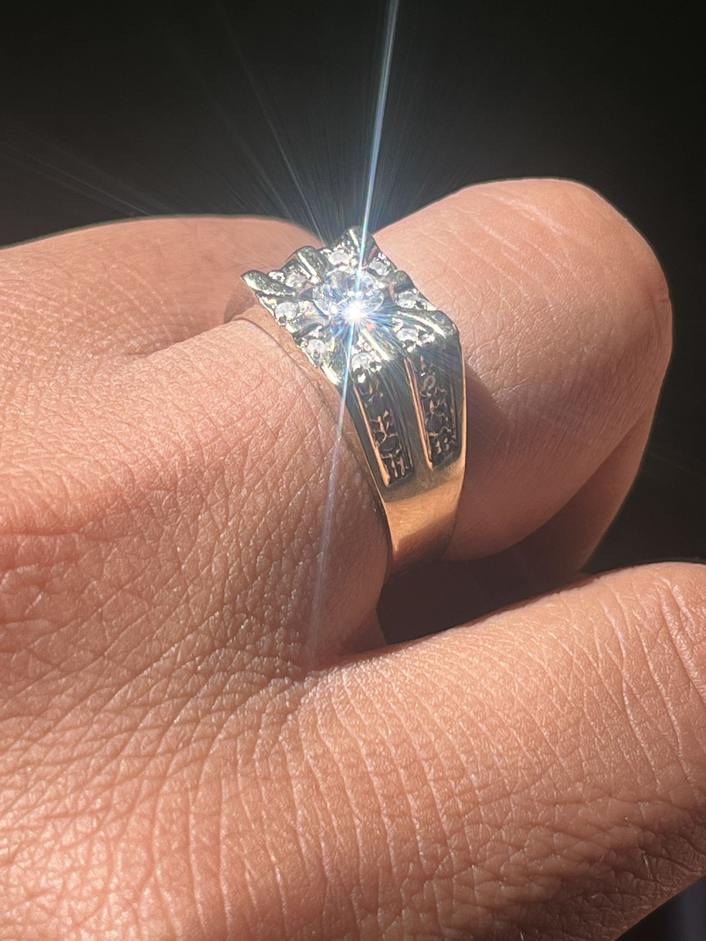 14k Gold Diamond Ring