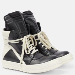 Rick Owen’s Geobasket Leather High Tops