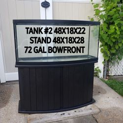 72 Gal Bowfront Fish tank Nov 27-Jan 2 Free delivery to the front of your home in the five borough
