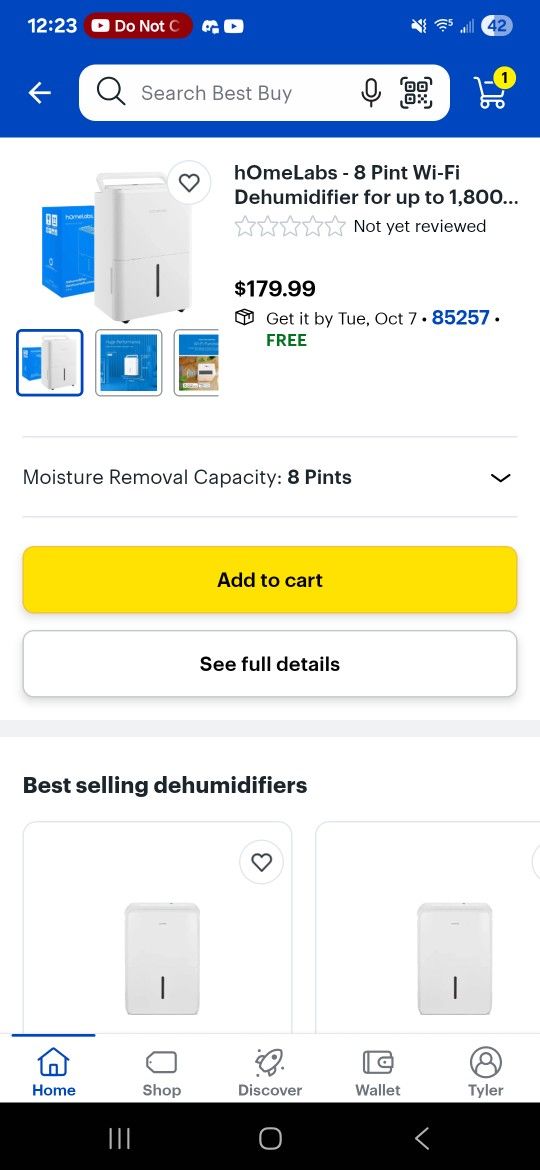 Homelabs 8 Pind Dehumidifier