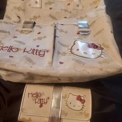 Like New vintage Hello Kitty Purse And Wallet 