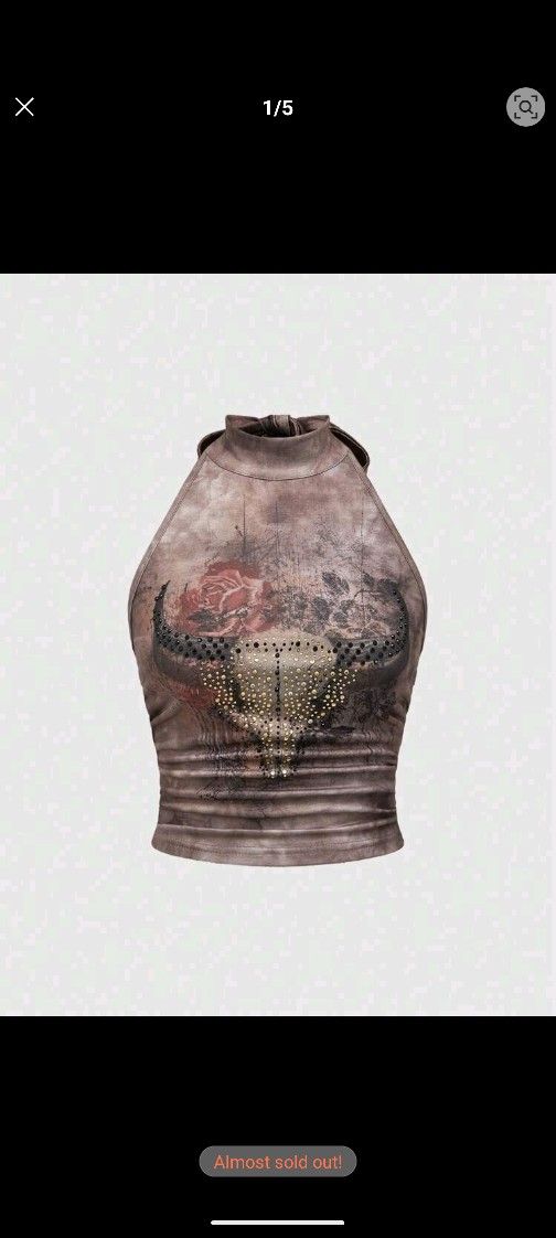 New Halter Top Large