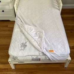 Toddler Bed Frame & Serta Mattress