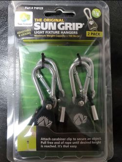 Sun System Sun Grip 1/8" Light Fixture Hangers & YoYos, 2 Pack #710114
