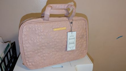 Vince Camuto Quilted Travel Cosmetic Case