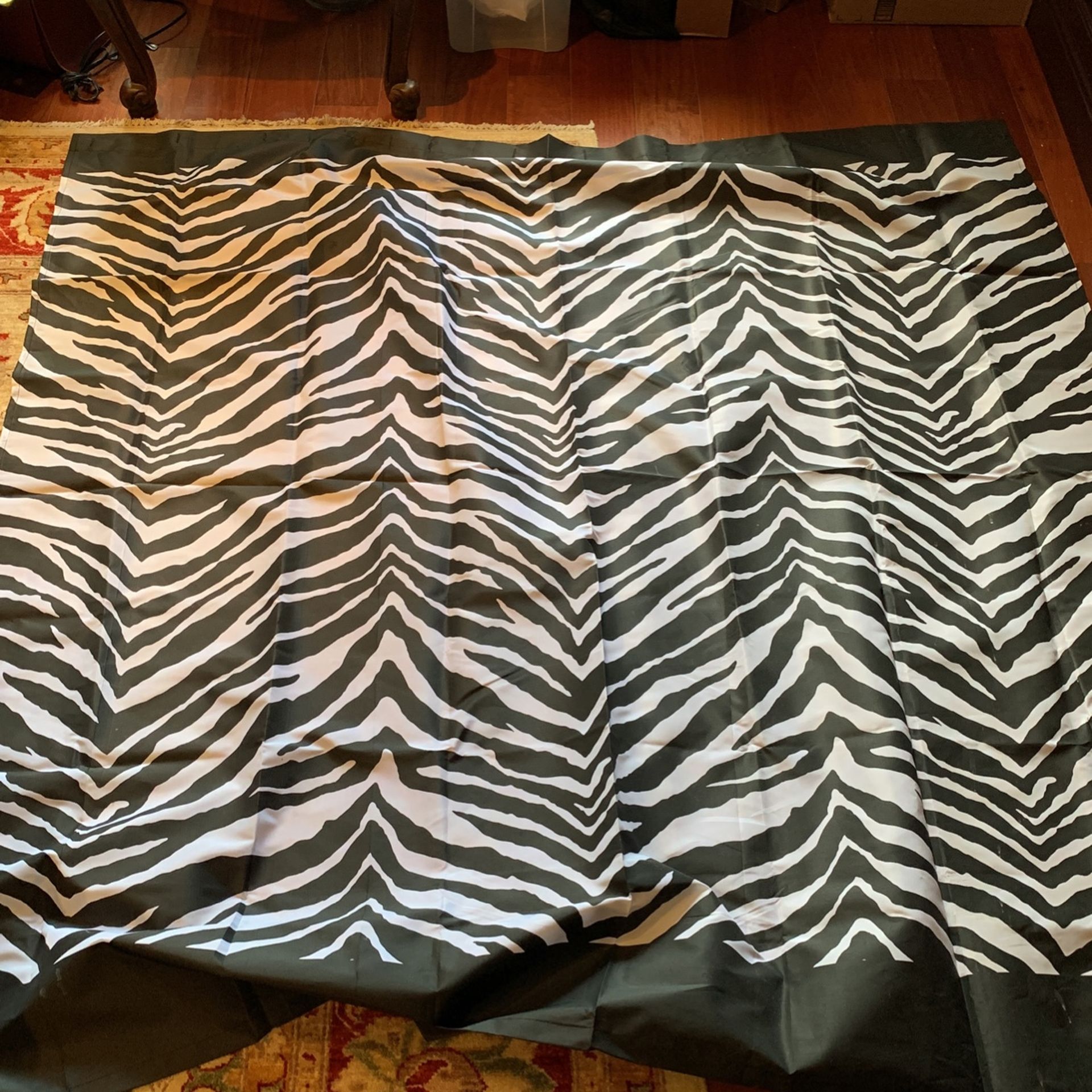 Animal print window coverings or shower curtain