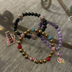 3 girl bracelets 