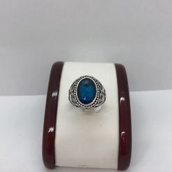 Sterling Silver Filled Men Ring Size 8 1/2