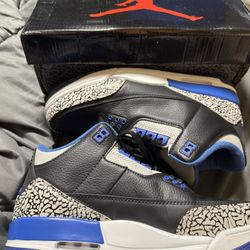 Jordan Retro 3 Used Once Size 12