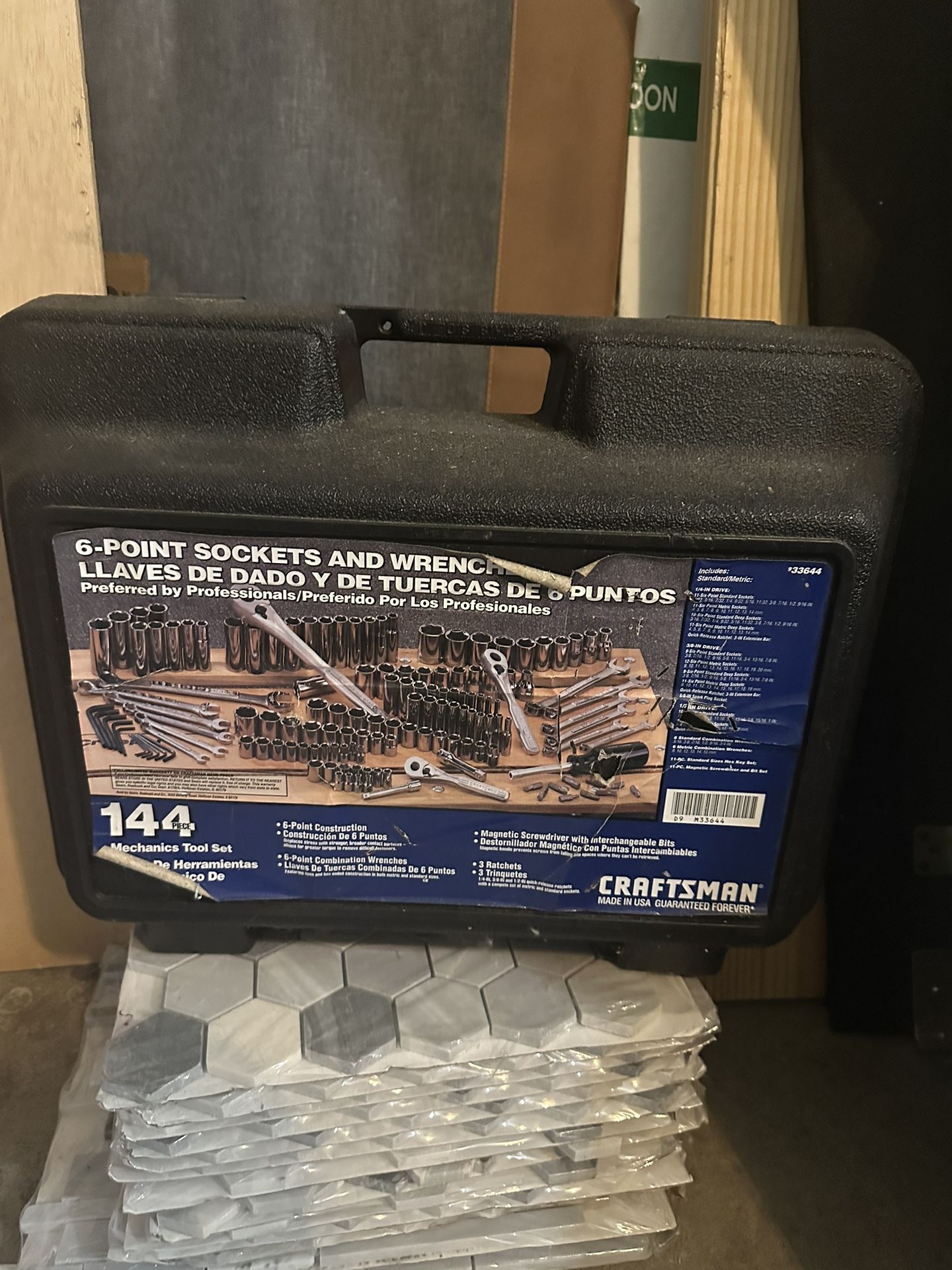 114 Mechanic Tools- CRAFTSMAN Made In USA.