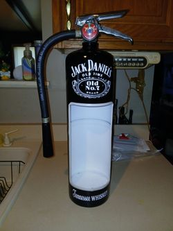 Jack Daniels Fire  extinguisher/Bottle display