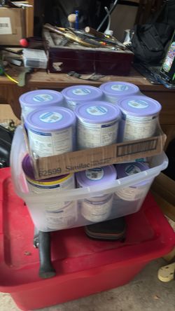 14 cans of Similac,