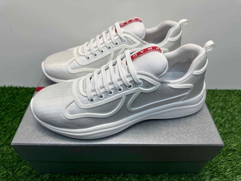 PRADA AMERICAN CUP WHITE NEW SNEAKERS SHOES SIZE 11 45 